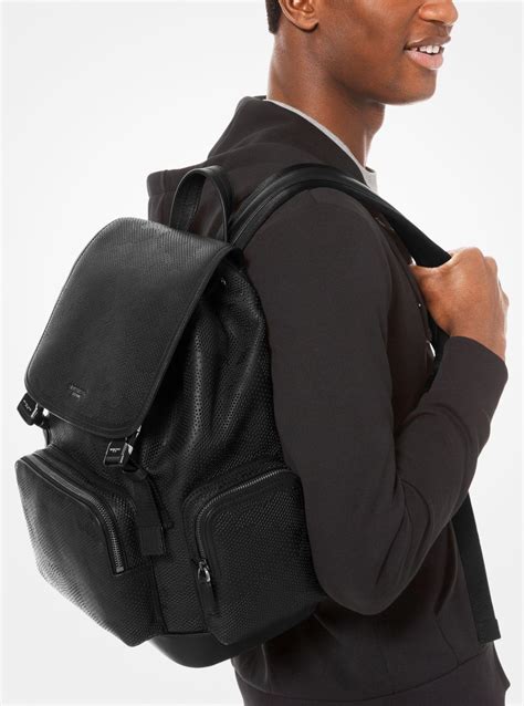 michael kors mens henry leather backpack|Michael Kors outlet backpacks.